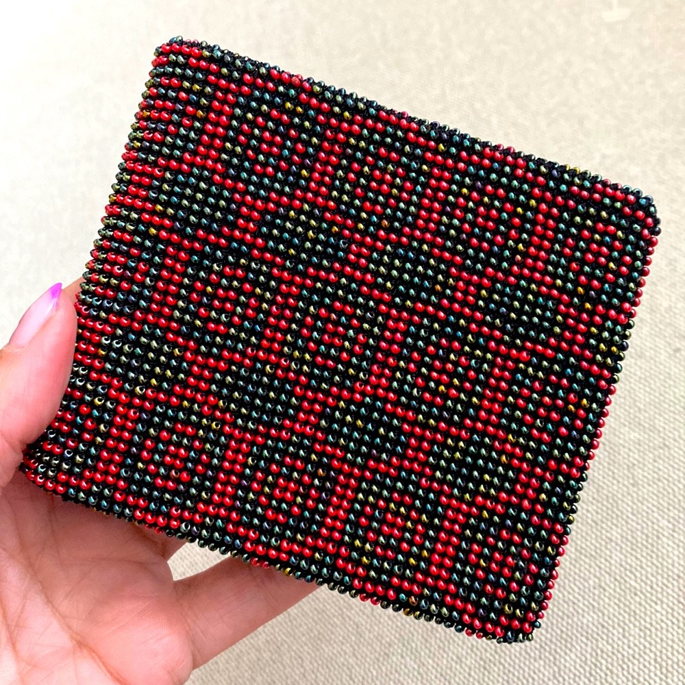 Beaded wallet